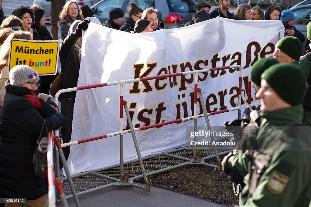 Nazi demonstration at the NSU-Trial in Munich