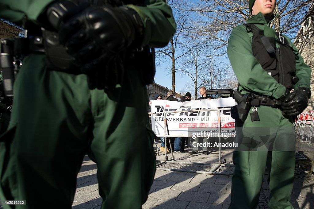 Nazi demonstration at the NSU-Trial in Munich