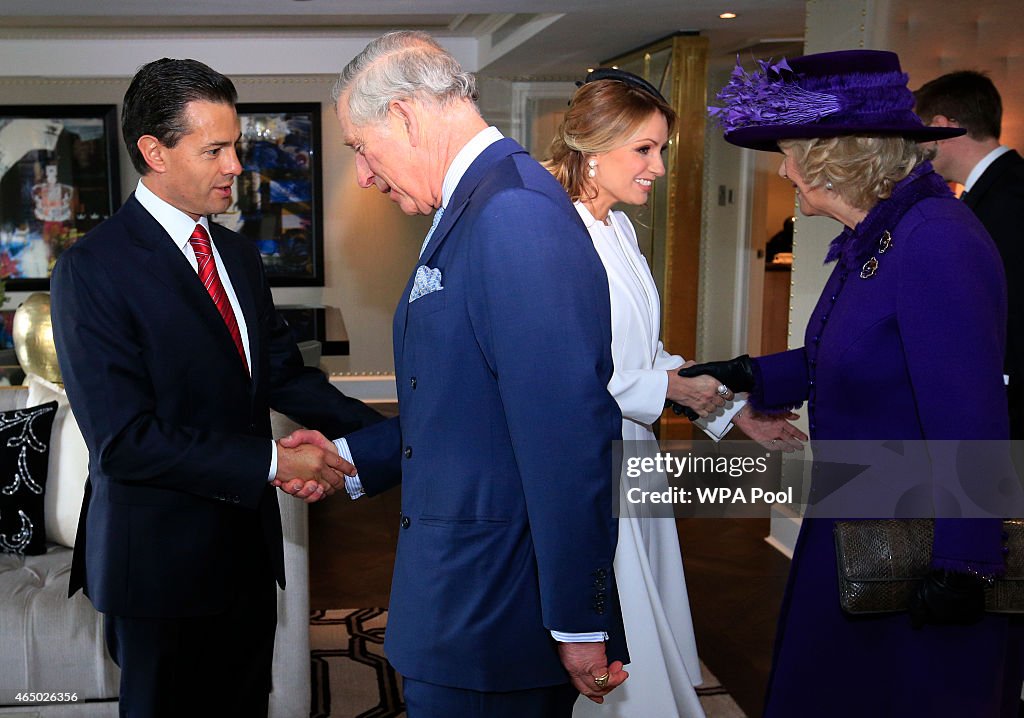 Mexico President state visit to Britain - Day One