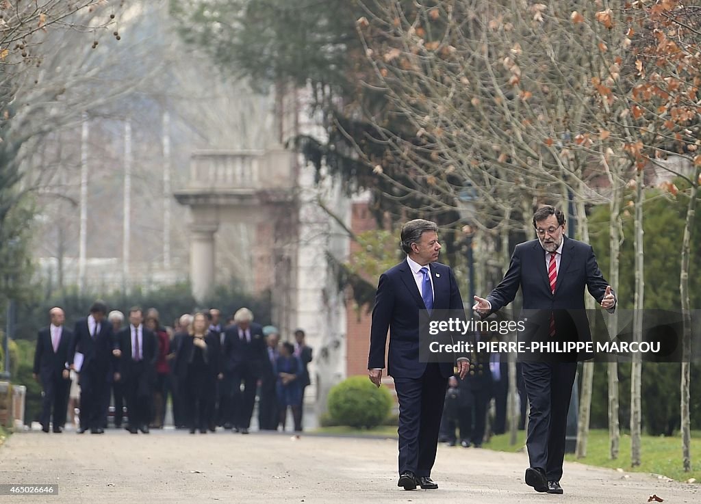 SPAIN-COLOMBIA-DIPLOMACY-MEETING