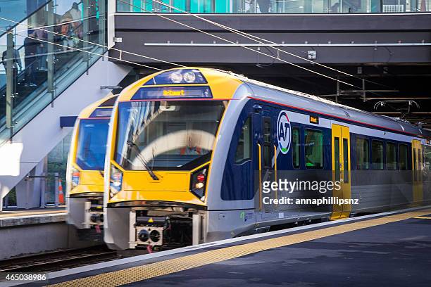 trains, auckland - auckland stock pictures, royalty-free photos & images