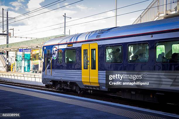 train, auckland - auckland new zealand stock pictures, royalty-free photos & images