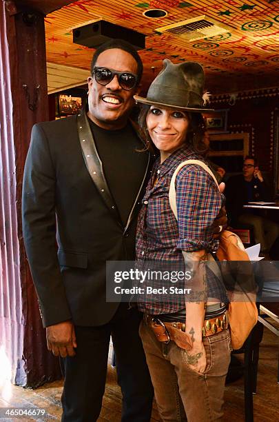 Singer/songwriter/music producer Charlie Wilson and singer/songwriter/music producer Linda Perry attend BMI Presents Annual "How I Wrote That Song"...