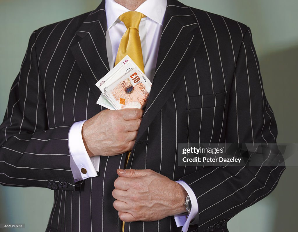 Financial advisor with british currency