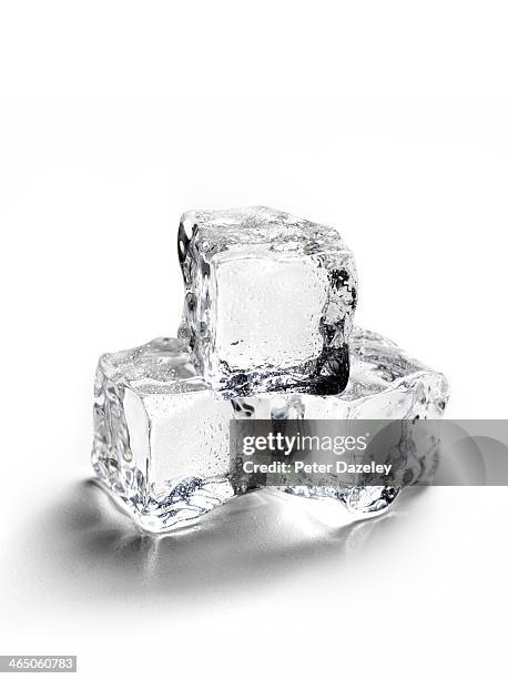 melting ice with copy space - ice stock pictures, royalty-free photos & images