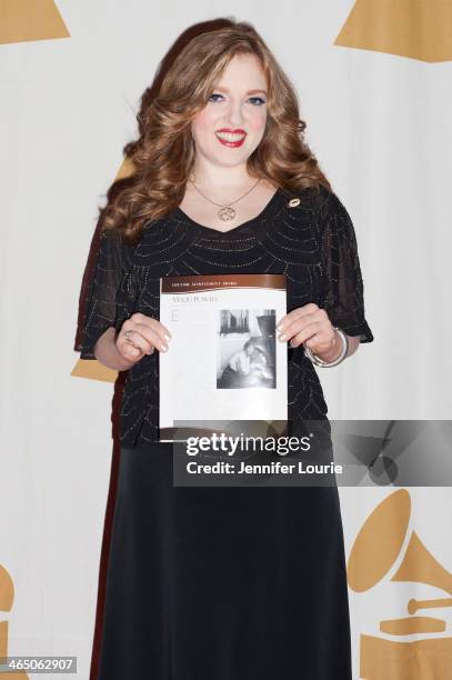 Rachel Barton Pine representing Maud Powell for the Lifetime Achievement Award attends the GRAMMY Foundation's Special Merit Awards ceremony at The...