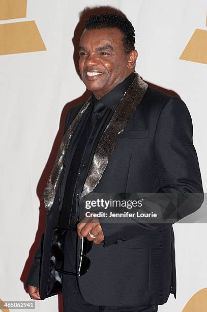 Musician Ronald Isley attends the GRAMMY Foundation's Special Merit Awards ceremony at The Wilshire Ebell Theatre on January 25, 2014 in Los Angeles,...