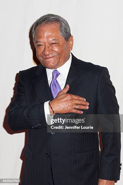 Lifetime Achievement recipient Armando Manzanero attends the GRAMMY Foundation's Special Merit Awards ceremony at The Wilshire Ebell Theatre on...