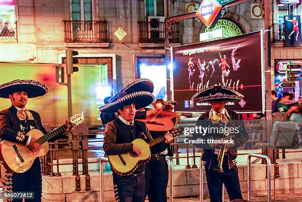 mariachi band - sombrero stock pictures, royalty-free photos & images