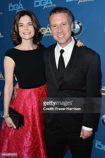 Actress Betsy Brandt and Grady Olsen attends the 66th Annual Directors Guild Of America Awards held at the Hyatt Regency Century Plaza on January 25,...