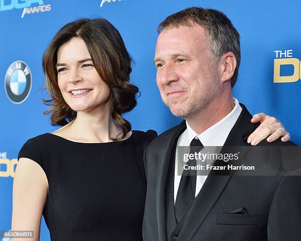 Actress Betsy Brandt Grady Olsen attend the 66th Annual Directors Guild Of America Awards held at the Hyatt Regency Century Plaza on January 25, 2014...