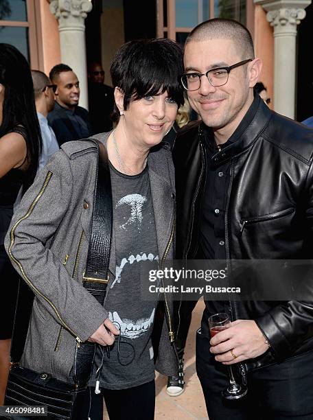 Songwriter Diane Warren attends the Roc Nation Pre-GRAMMY Brunch Presented by MAC Viva Glam at Private Residence on January 25, 2014 in Beverly...