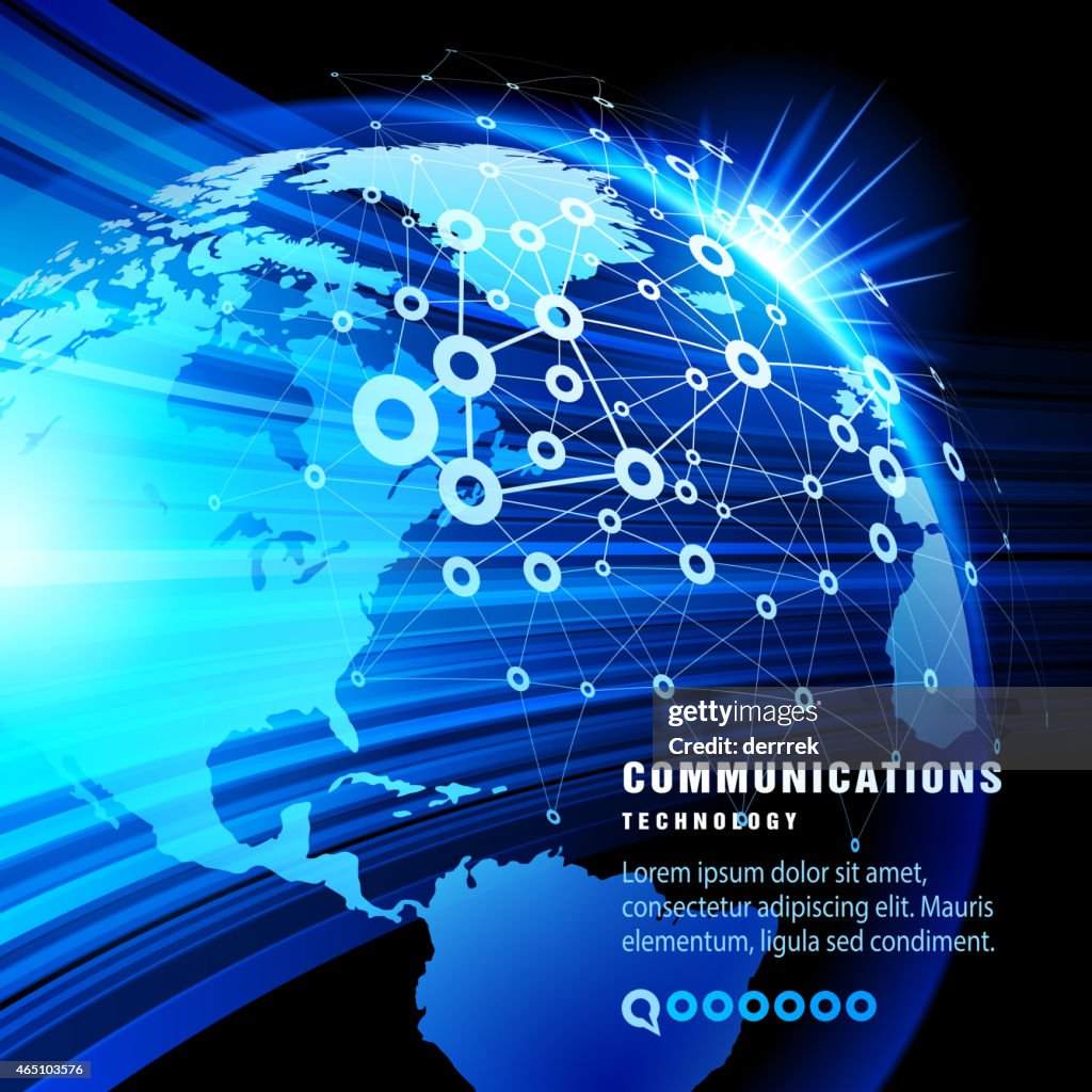Global Communication Module Global Communications High-Res Vector Graphic - Getty Images