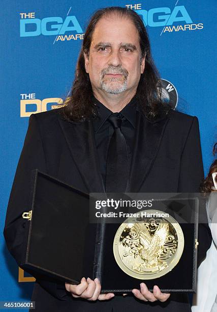 Director Glenn Weiss, winner of the Outstanding Directorial Achievement in Variety/Talk/News Sports - Specials for "The 67th Annual Tony...