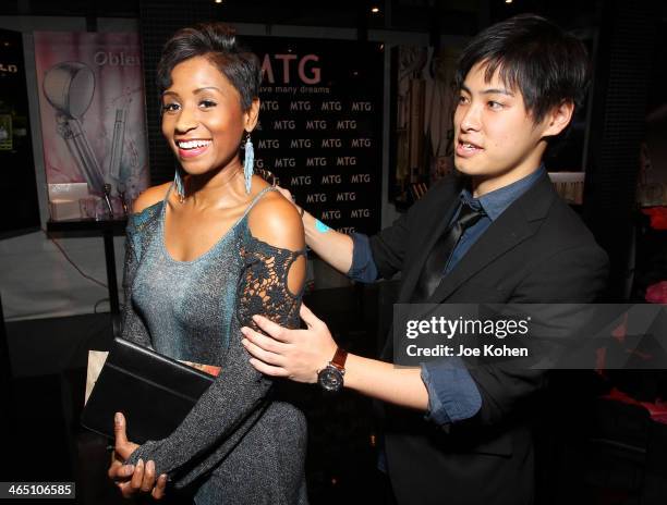 Producer Erica Taylor attends the GRAMMY Gift Lounge during the 56th Grammy Awards at Staples Center on January 25, 2014 in Los Angeles, California.