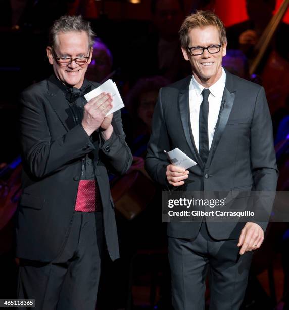 Singer-songwriter Michael Bacon and actor/musician Kevin Bacon host The 157th Academy of Music Anniversary Concert and Ball at Academy of Music on...