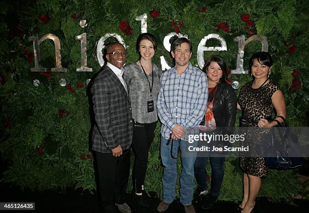 Anheuser-Busch Execs attend the Nielsen Pre-GRAMMY Party at Mondrian Los Angeles on January 25, 2014 in West Hollywood, California.