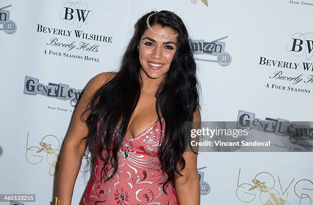 Reality tv personality Asa Soltan Rahmati attends Jason Of Beverly Hills' Pre-GRAMMY cocktail hour and salute to fashion icon David Thomas' Gentleman...