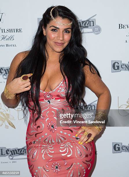 Reality tv personality Asa Soltan Rahmati attends Jason Of Beverly Hills' Pre-GRAMMY cocktail hour and salute to fashion icon David Thomas' Gentleman...