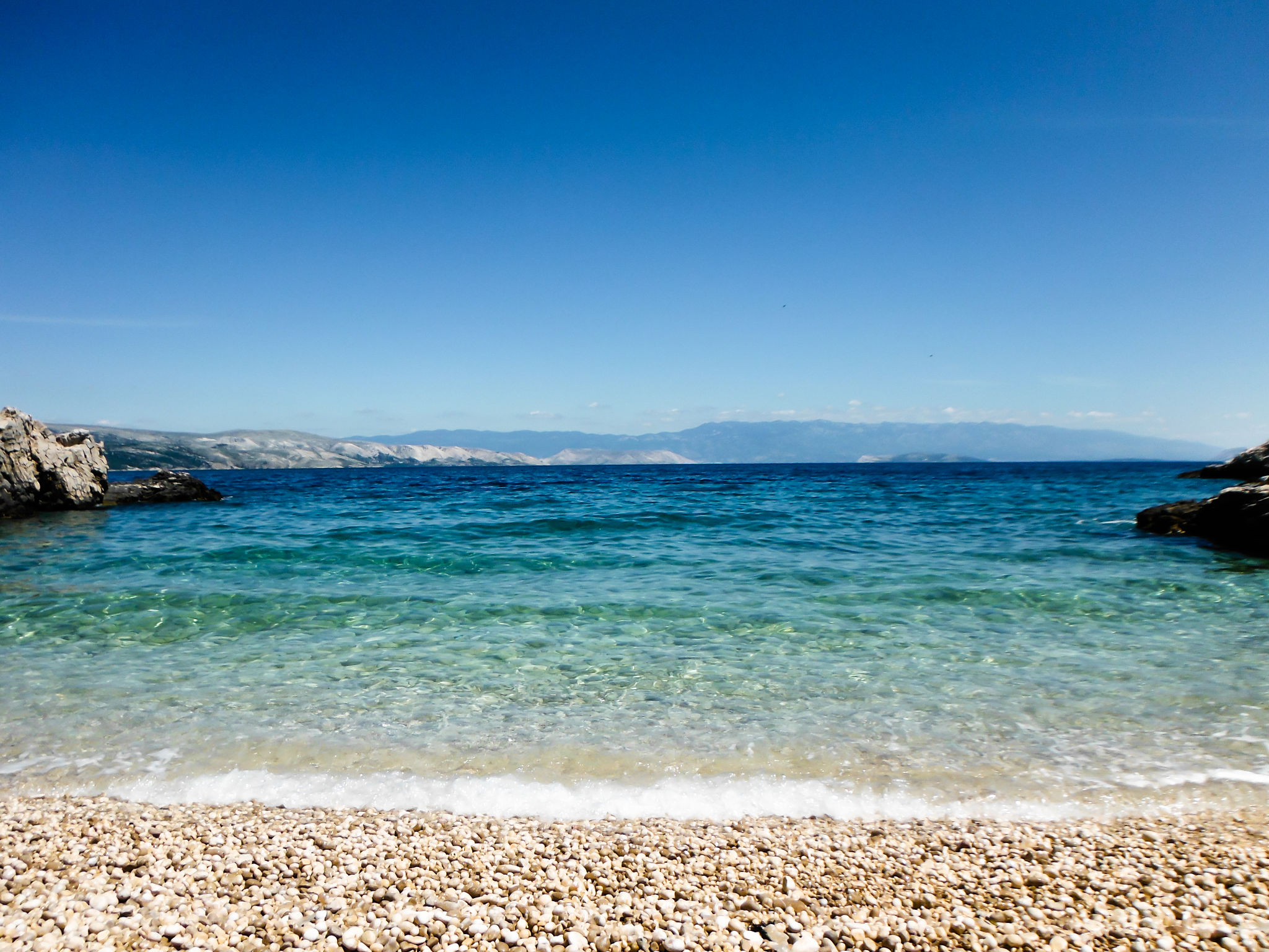 clean beach Croatia