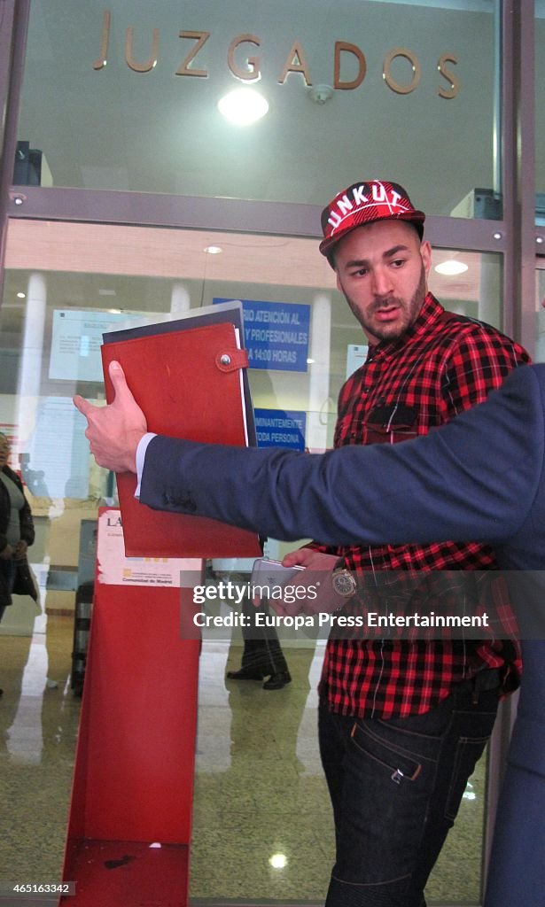 Karim Benzema Sighting In Madrid - March 03, 2015