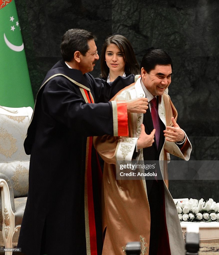 Turkmenistan's President Gurbanguly Berdimuhamedow in Ankara