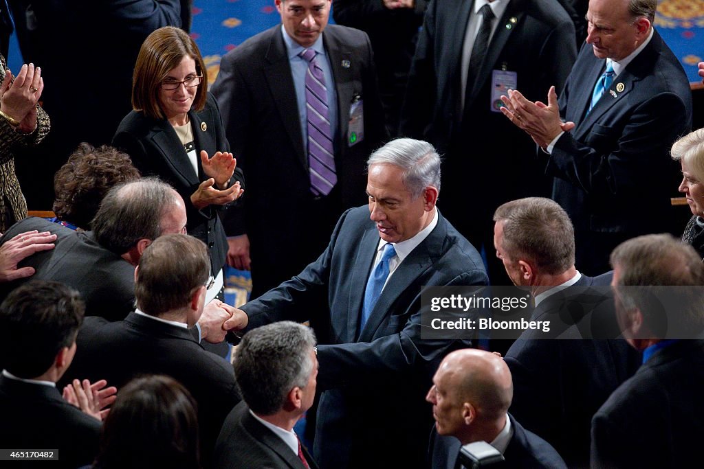 Israeli Prime Minister Benjamin Netanyahu Addresses A Joint Meeting Of Congress