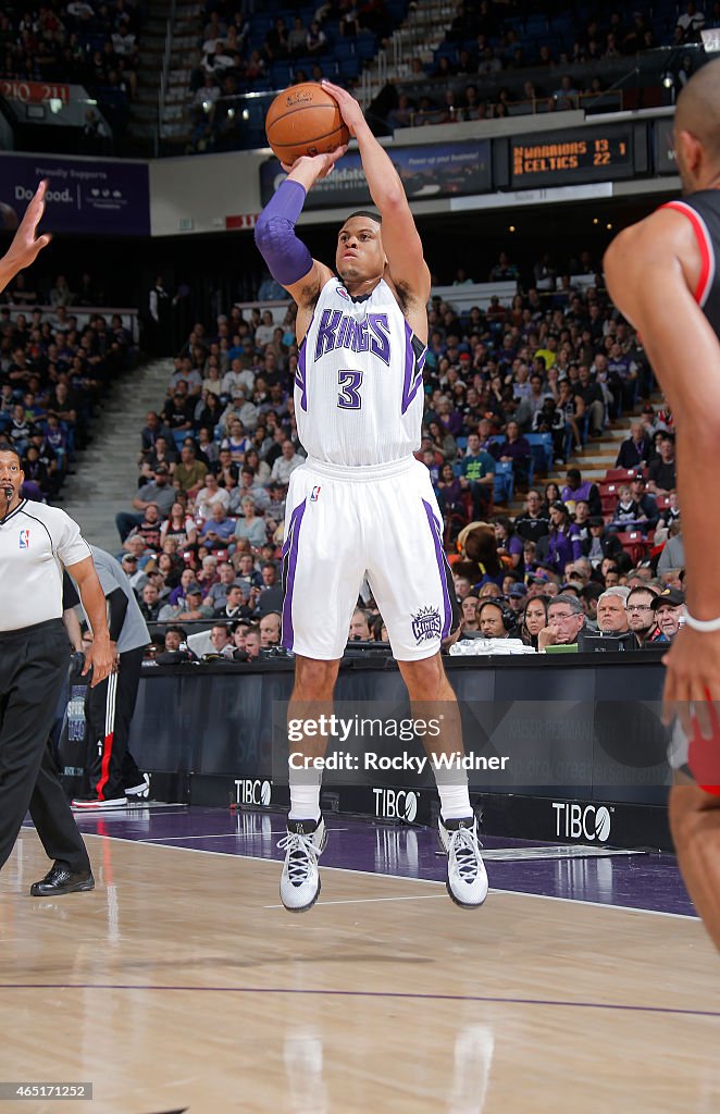 Portland Trail Blazers v Sacramento Kings