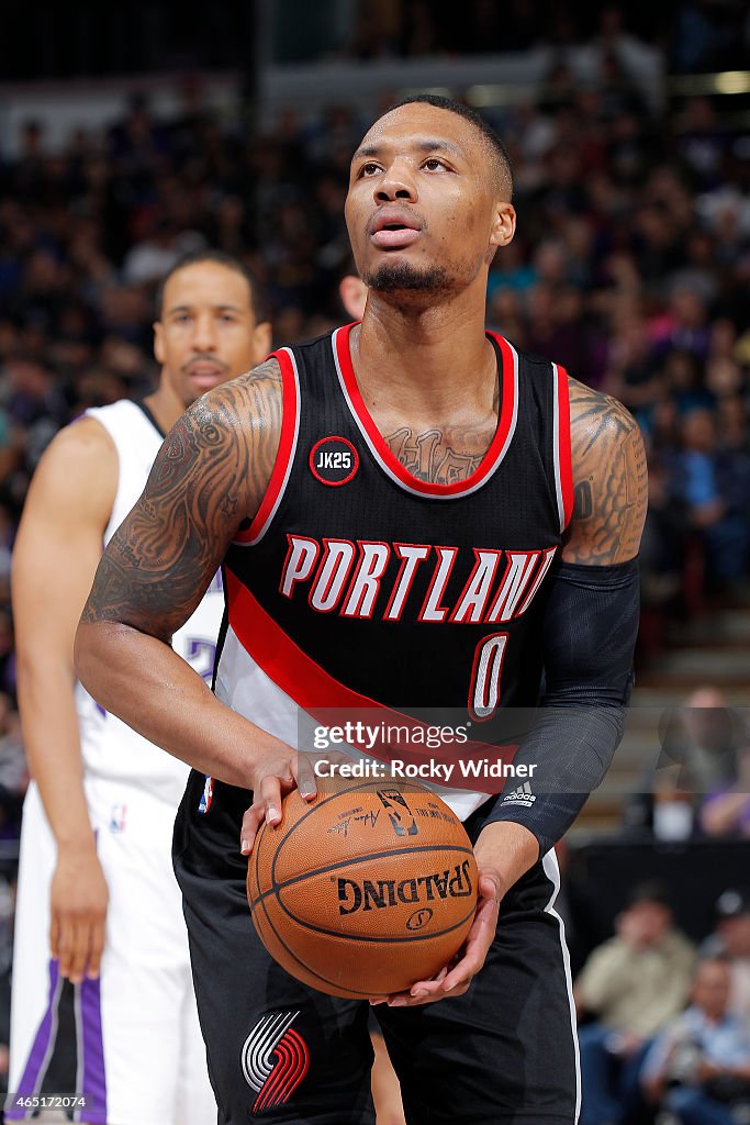 Portland Trail Blazers v Sacramento Kings