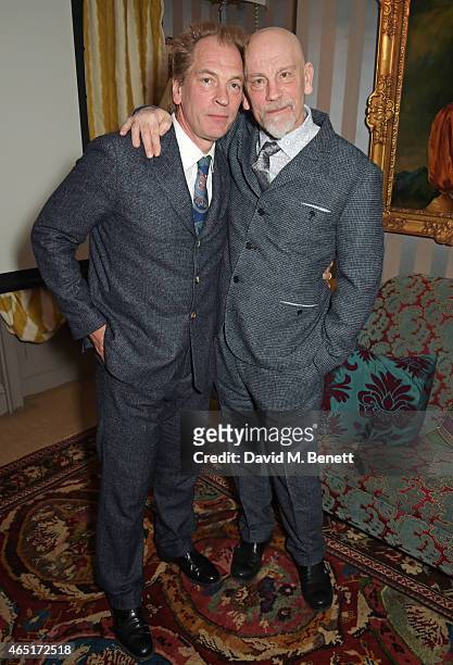 Actor Julian Sands and director John Malkovich attend the premiere of "A Postcard From Istanbul" directed by John Malkovich in collaboration with St....