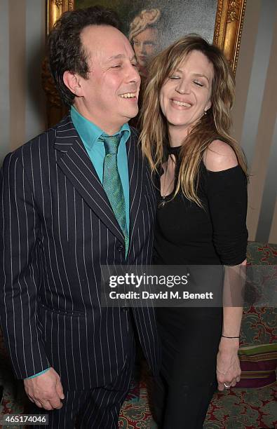 Detmar Blow and Martha Fiennes attend the premiere of "A Postcard From Istanbul" directed by John Malkovich in collaboration with St. Regis Hotels &...