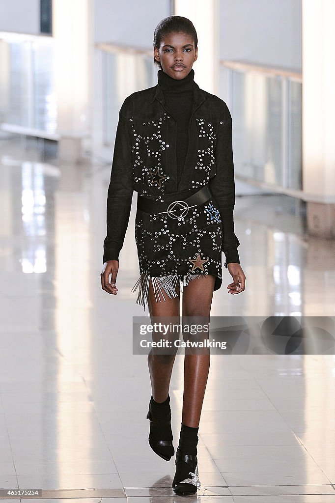 Anthony Vaccarello - Runway RTW - Fall 2015 - Paris Fashion Week