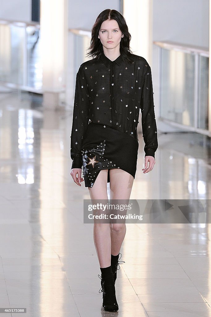 Anthony Vaccarello - Runway RTW - Fall 2015 - Paris Fashion Week