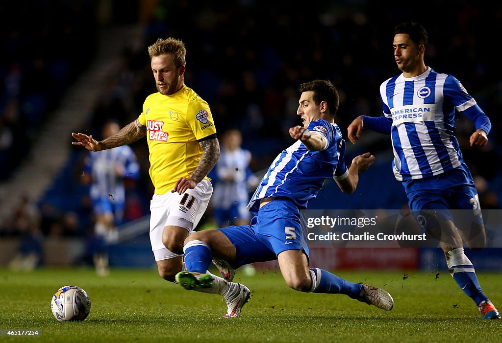 Brighton & Hove Albion v Derby County - Sky Bet Championship