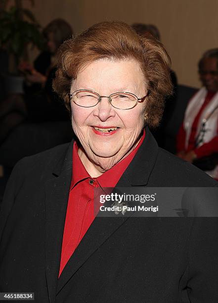 Sen. Barbara Mikulski, D-Md., who announced that she will not seek another term, attends the EMILY's List 30th Anniversary Gala at Hilton Washington...