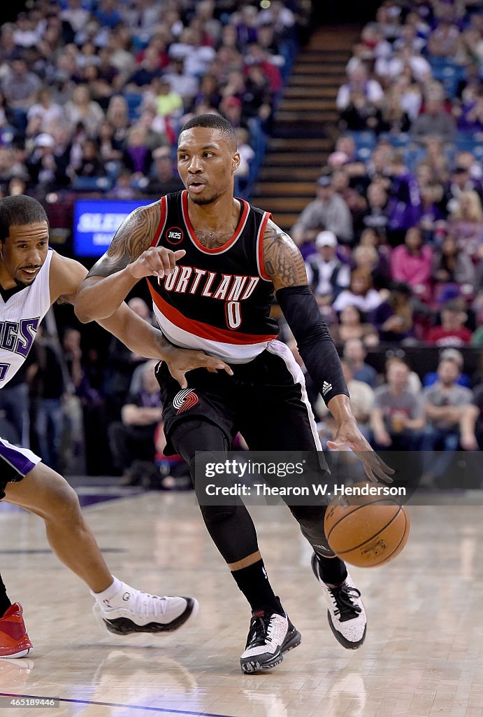 Portland Trail Blazers v Sacramento Kings