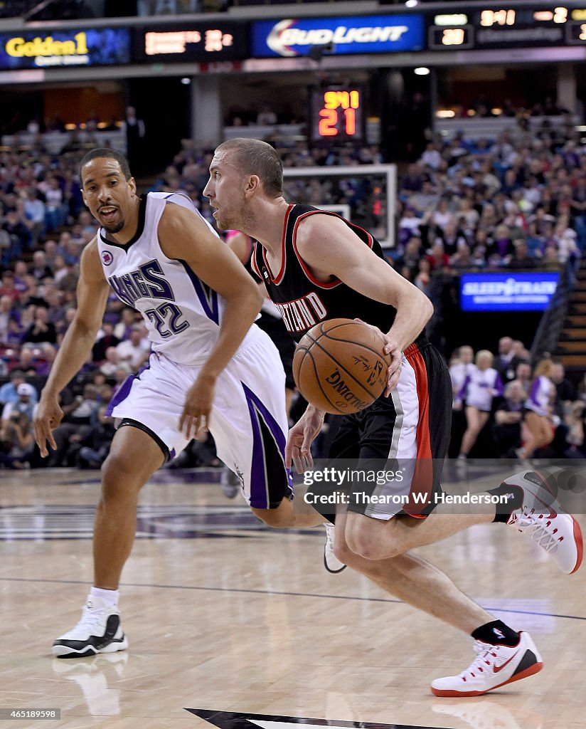 Portland Trail Blazers v Sacramento Kings