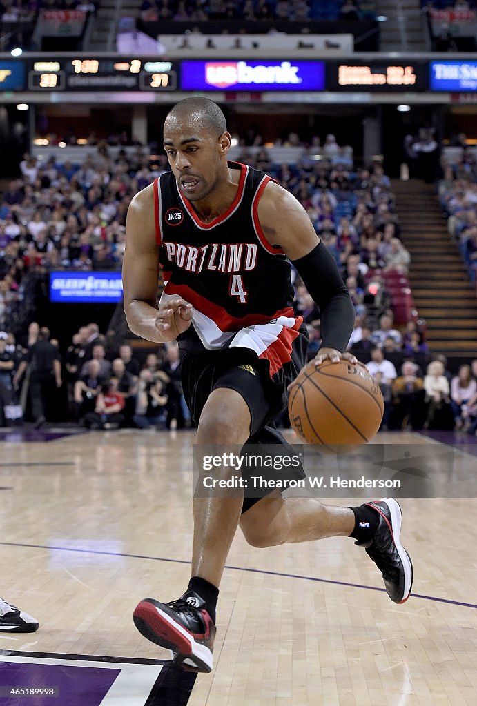 Portland Trail Blazers v Sacramento Kings