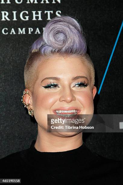 Kelly Osbourne attends the W Hotels 'Turn It Up For Change' ball to benefit HRC at W Hollywood on February 5, 2015 in Hollywood, California.
