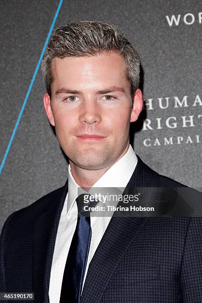 Ryan Serhant attends the W Hotels 'Turn It Up For Change' ball to benefit HRC at W Hollywood on February 5, 2015 in Hollywood, California.