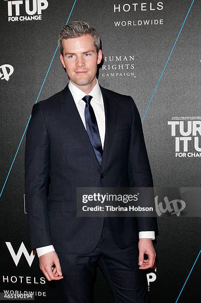 Ryan Serhant attends the W Hotels 'Turn It Up For Change' ball to benefit HRC at W Hollywood on February 5, 2015 in Hollywood, California.