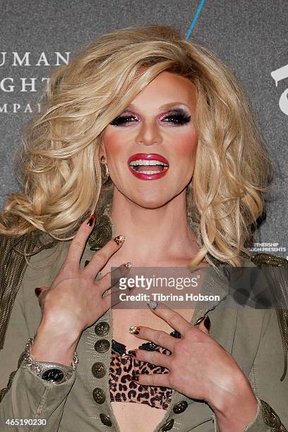 Willam Belli attends the W Hotels 'Turn It Up For Change' ball to benefit HRC at W Hollywood on February 5, 2015 in Hollywood, California.