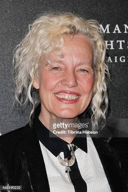 Ellen Von Unwerth attends the W Hotels 'Turn It Up For Change' ball to benefit HRC at W Hollywood on February 5, 2015 in Hollywood, California.