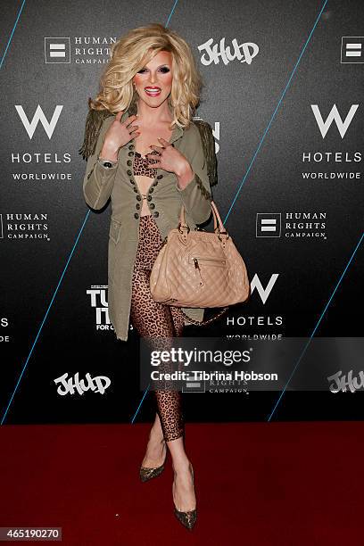 Willam Belli attends the W Hotels 'Turn It Up For Change' ball to benefit HRC at W Hollywood on February 5, 2015 in Hollywood, California.