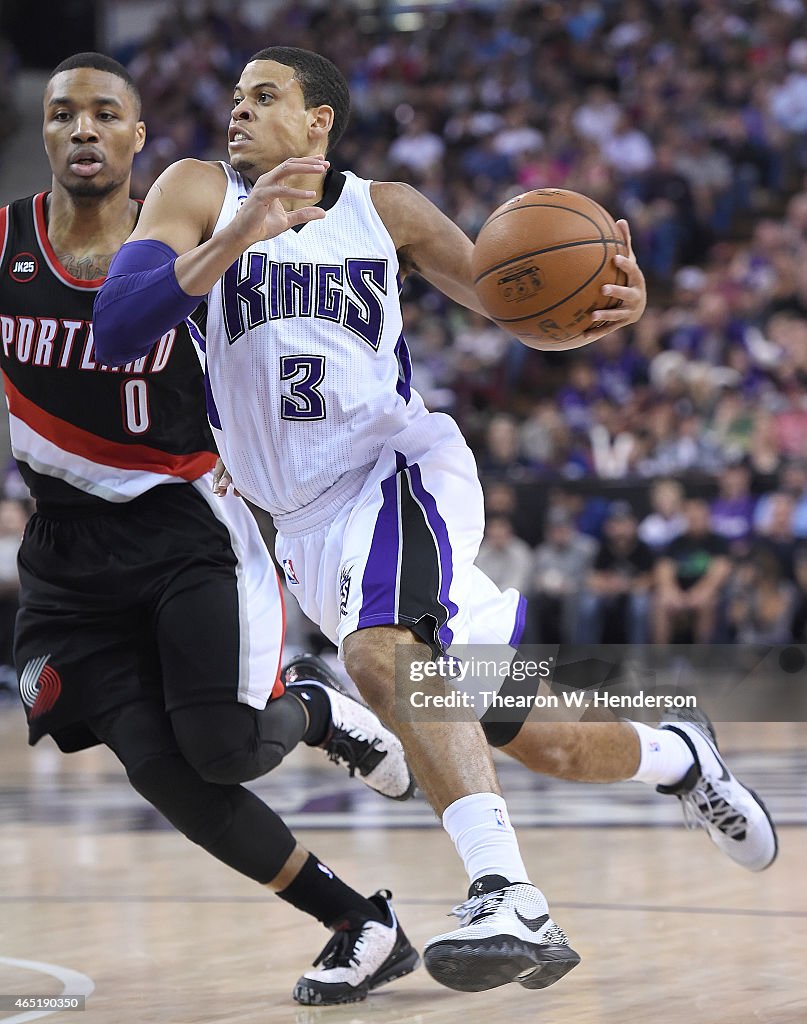 Portland Trail Blazers v Sacramento Kings