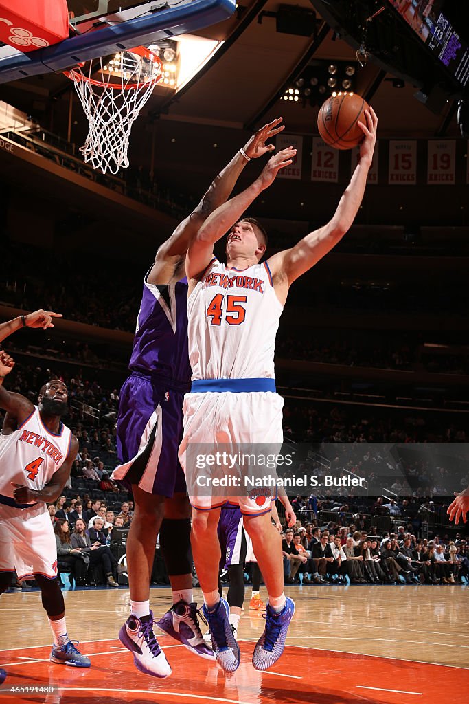Sacramento Kings v New York Knicks