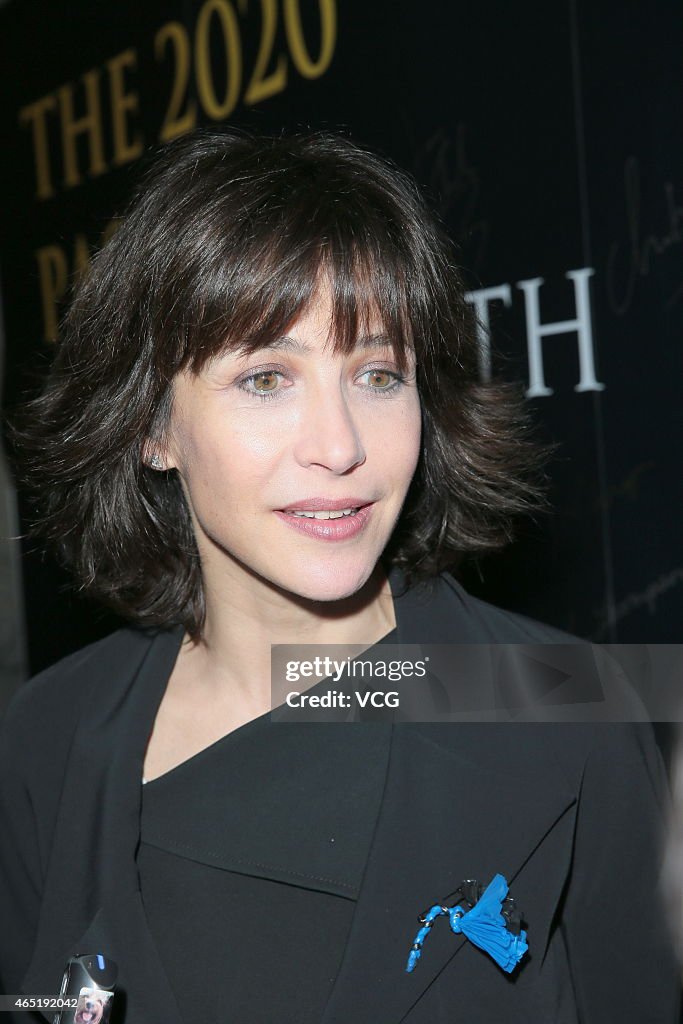 Sophie Marceau Attends The 2020 Pasteur Global Health Initiative In Hong Kong