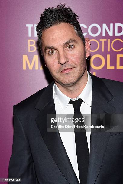Screenwriter Ol Parker attends "The Second Best Exotic Marigold Hotel" New York Premiere at the Ziegfeld Theater on March 3, 2015 in New York City.