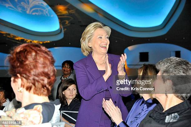 Former U.S. Secretary of State Hilllary Clinton attends EMILY's List 30th Anniversary Gala at Washington Hilton on March 3, 2015 in Washington, DC.