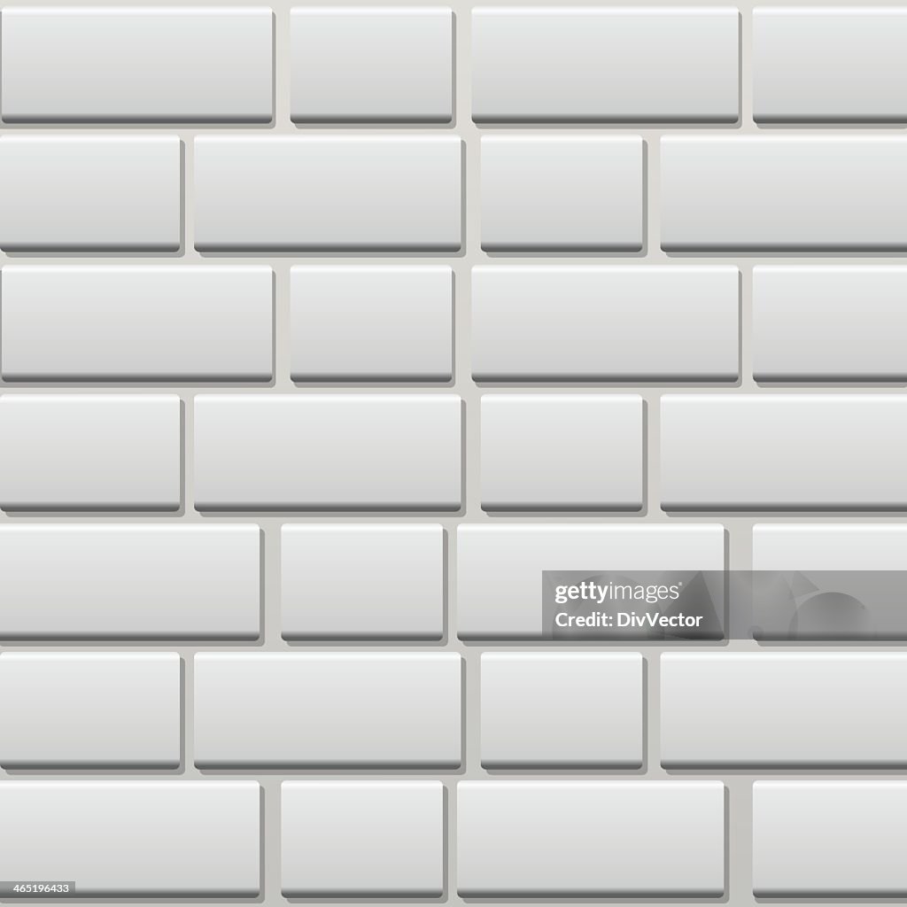 White brick wall
